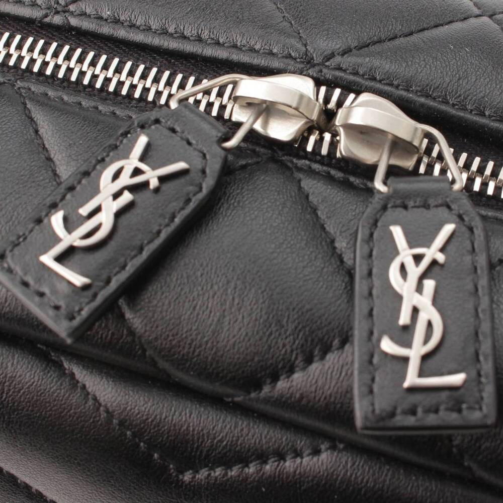 Saint Laurent Loulou Leather Bowling Shoulder Bag Black - Picture 7 of 9